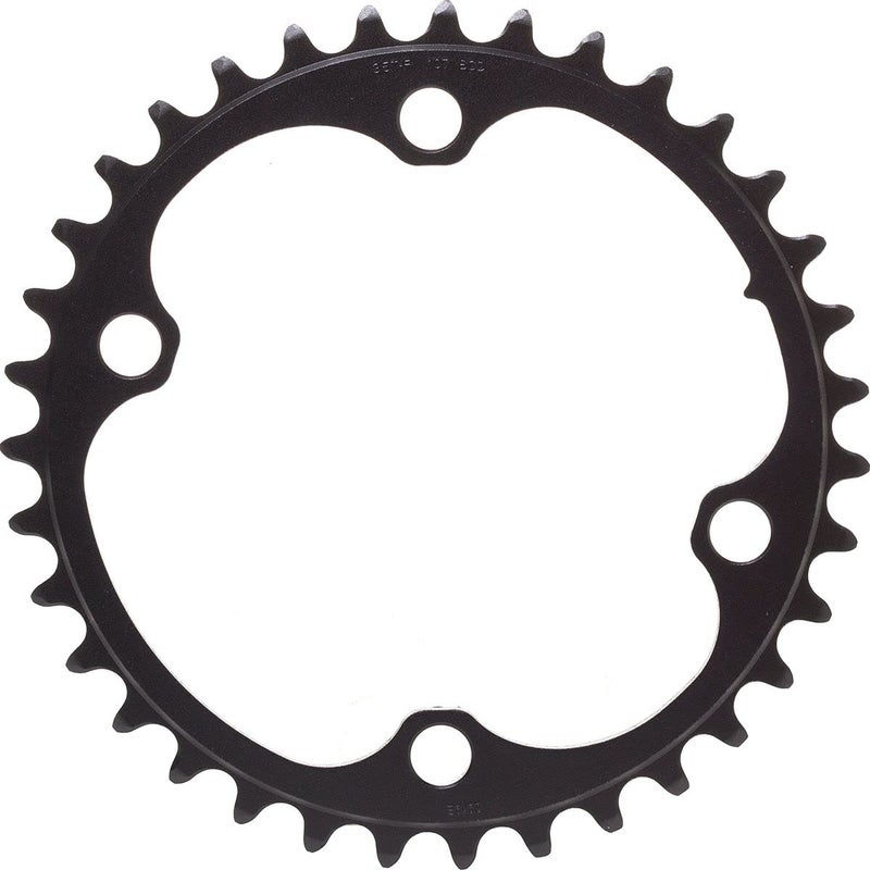 SRAM Force 2x12-Speed ​​​​Inner Chainring - 35t 107 BCD 4-Bolt Blast Black للاستخدام مع 48t الخارجي - Image 1